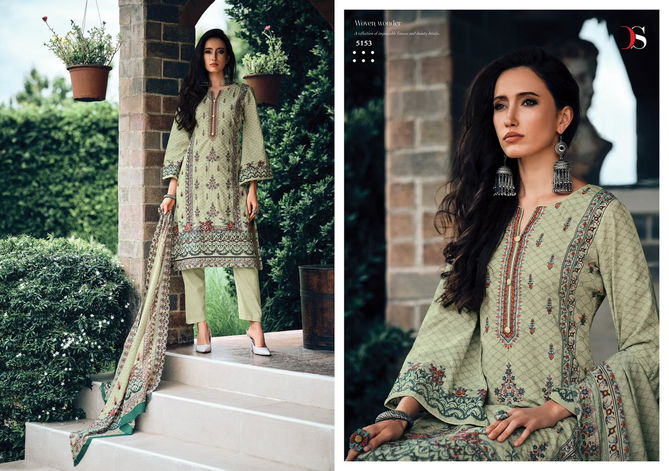 Deepsy Bin Saeed 5 Lawn Collection Pakistani Suits
